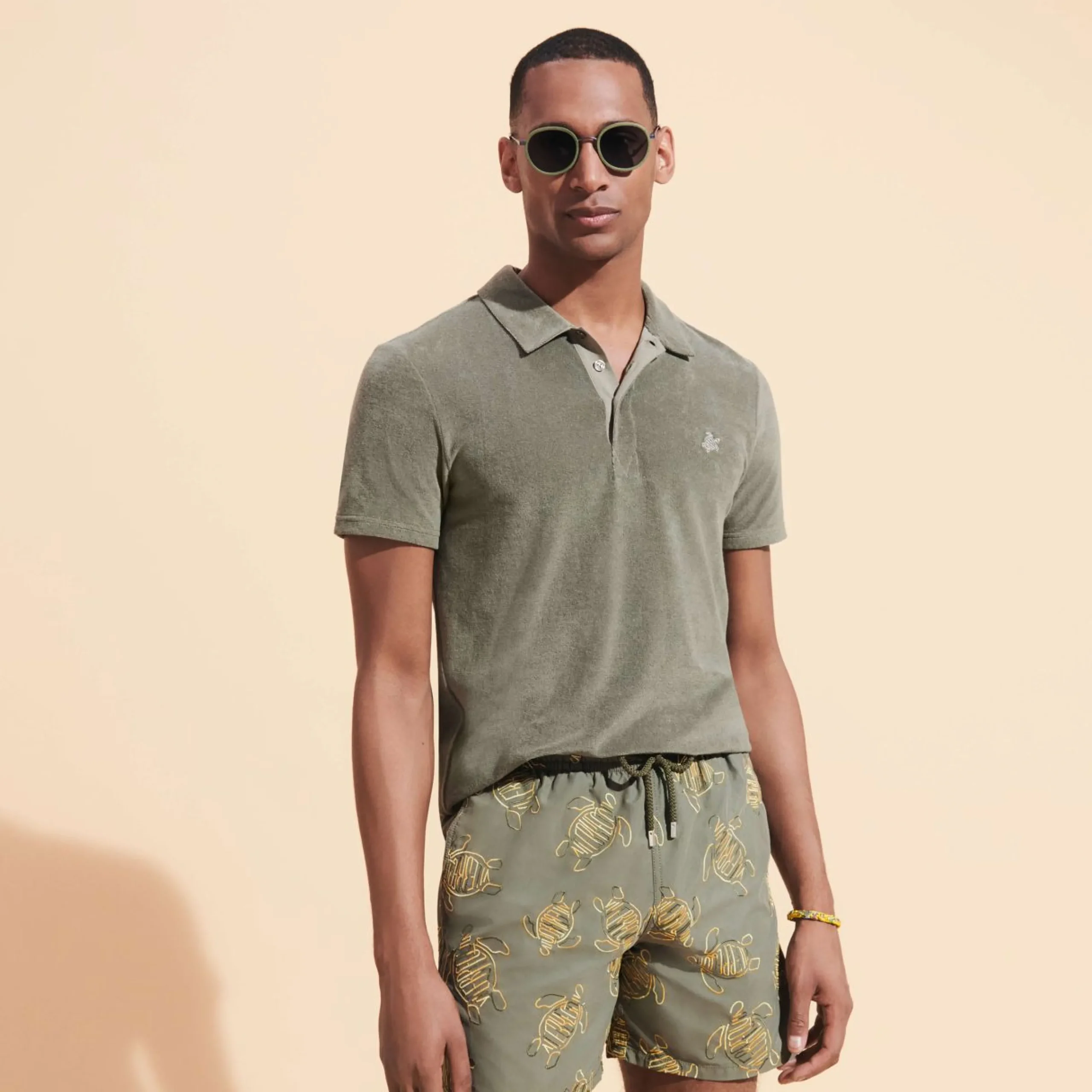 Homme Vilebrequin Le Brodé^Maillot De Bain Brodé Homme Vbq Turtles - Edition Limitee