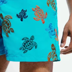 Homme Vilebrequin Le Brodé^Maillot De Bain Brodé Homme Ronde Des Tortues - Edition Limitee