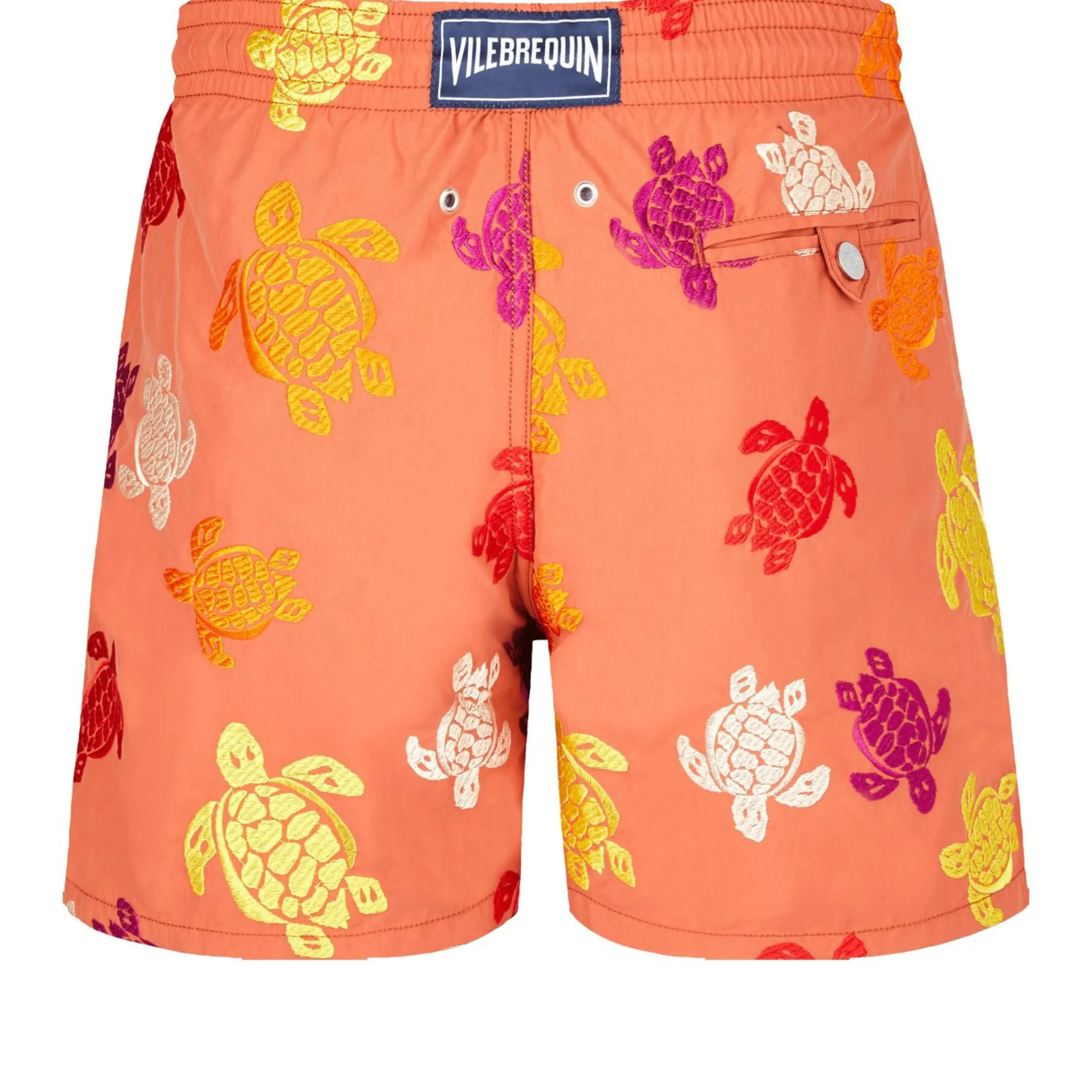 Homme Vilebrequin Le Brodé^Maillot De Bain Brodé Homme Ronde Tortues Multicolores - Edition Limitee