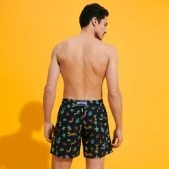 Homme Vilebrequin Le Père & Fils^Maillot De Bain Brodé Homme Naive Fish - Edition Limitee