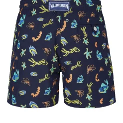 Homme Vilebrequin Le Père & Fils^Maillot De Bain Brodé Homme Naive Fish - Edition Limitee