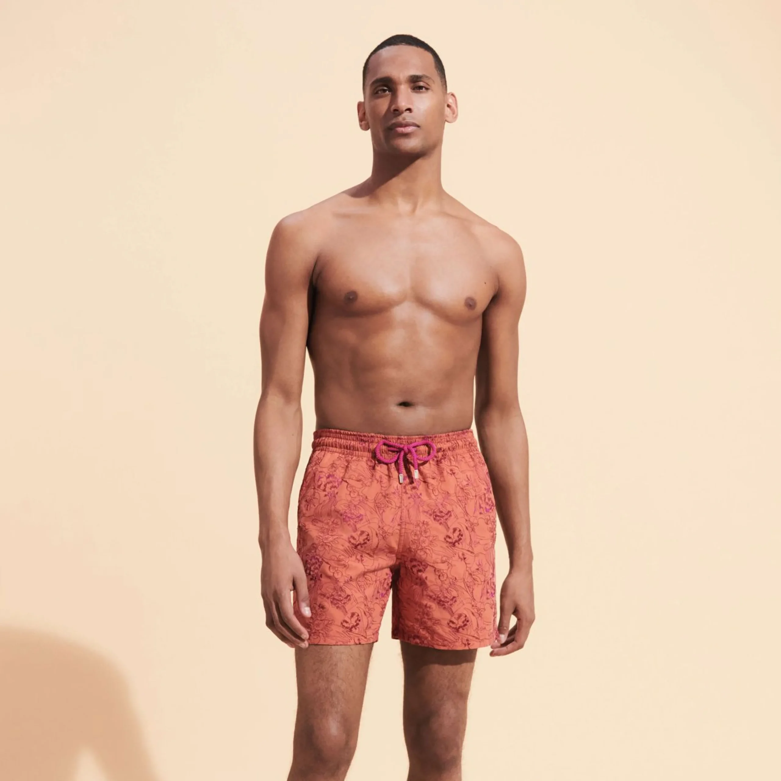 Homme Vilebrequin Le Brodé^Maillot De Bain Brodé Homme Marche Provencal - Edition Limitee