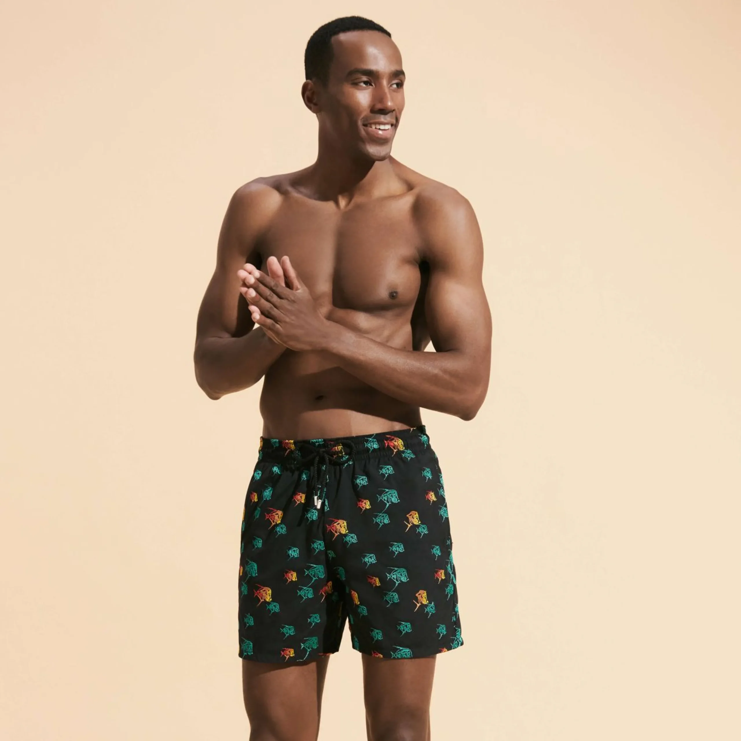 Homme Vilebrequin Le Brodé^Maillot De Bain Brodé Homme Piranhas - Edition Limitee