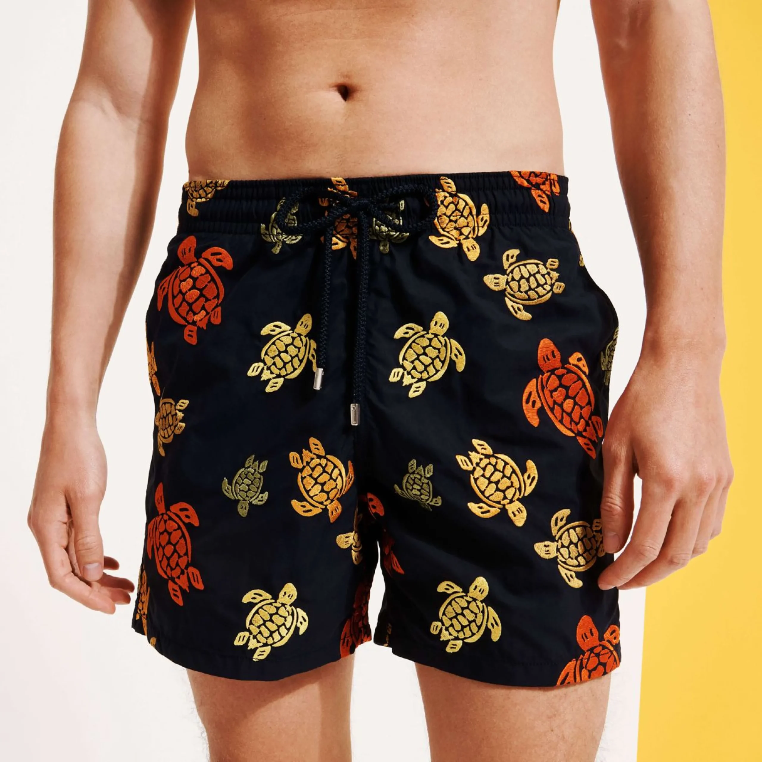 Homme Vilebrequin Le Brodé^Maillot De Bain Brodé Homme Ronde Des Tortues - Edition Limitee