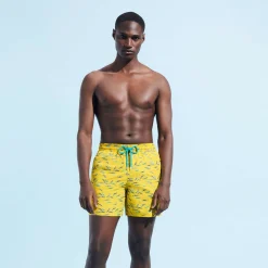 Homme Vilebrequin Le Père & Fils^Maillot De Bain Brodé Homme Gulf Stream - Edition Limitee