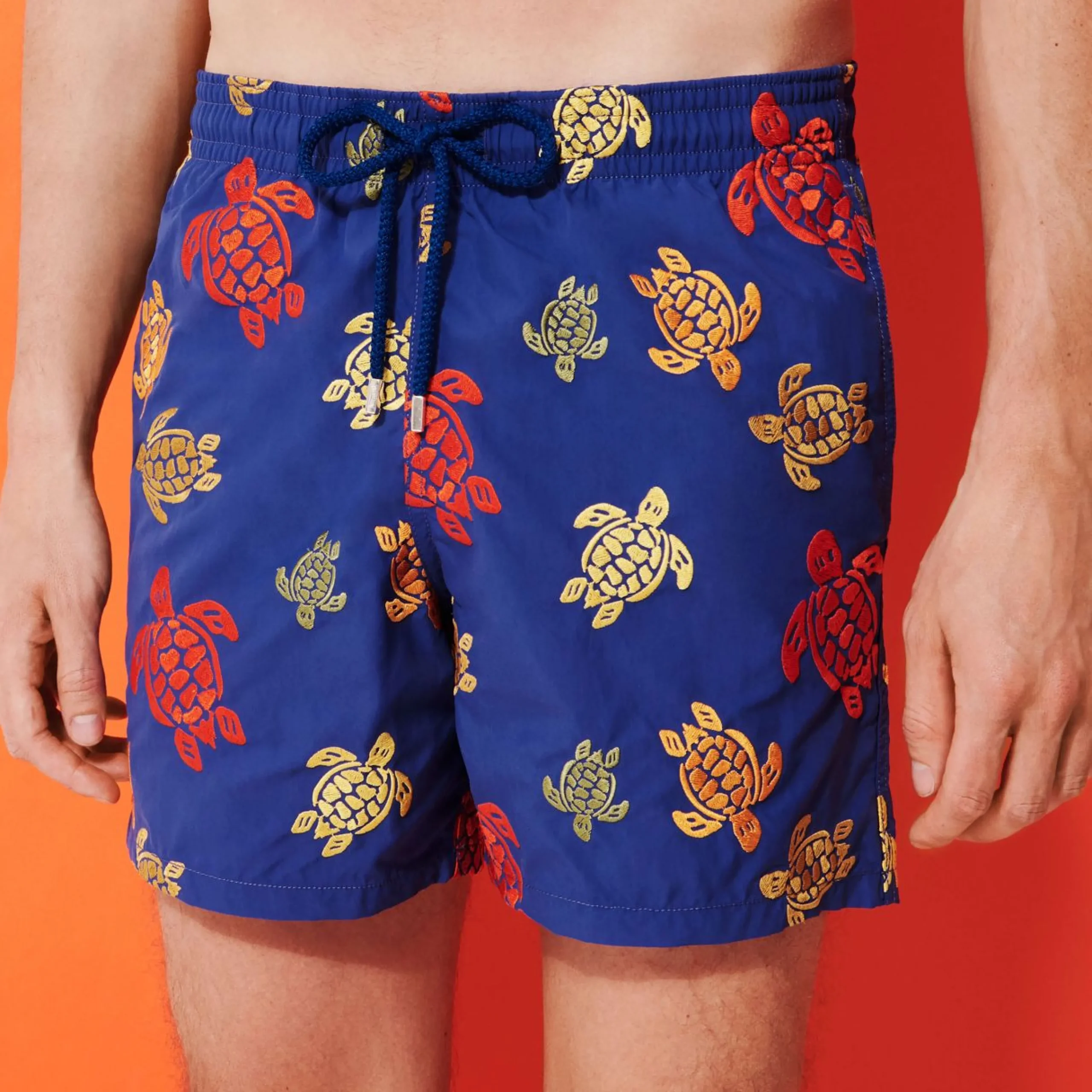 Homme Vilebrequin Le Brodé^Maillot De Bain Brodé Homme Ronde Des Tortues - Edition Limitee