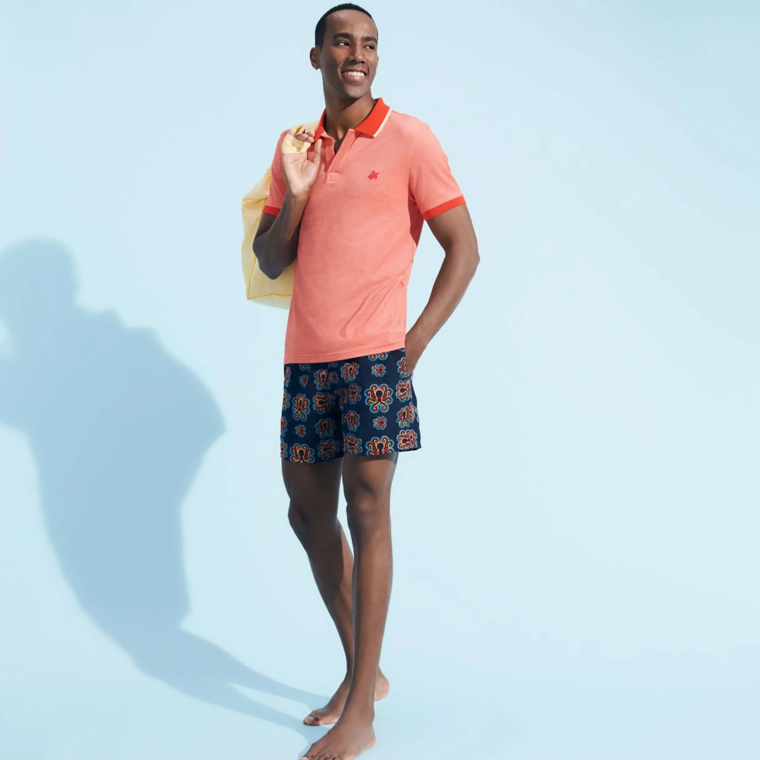 Homme Vilebrequin Le Brodé^Maillot De Bain Brodé Homme Poulpes Neon - Edition Limitee