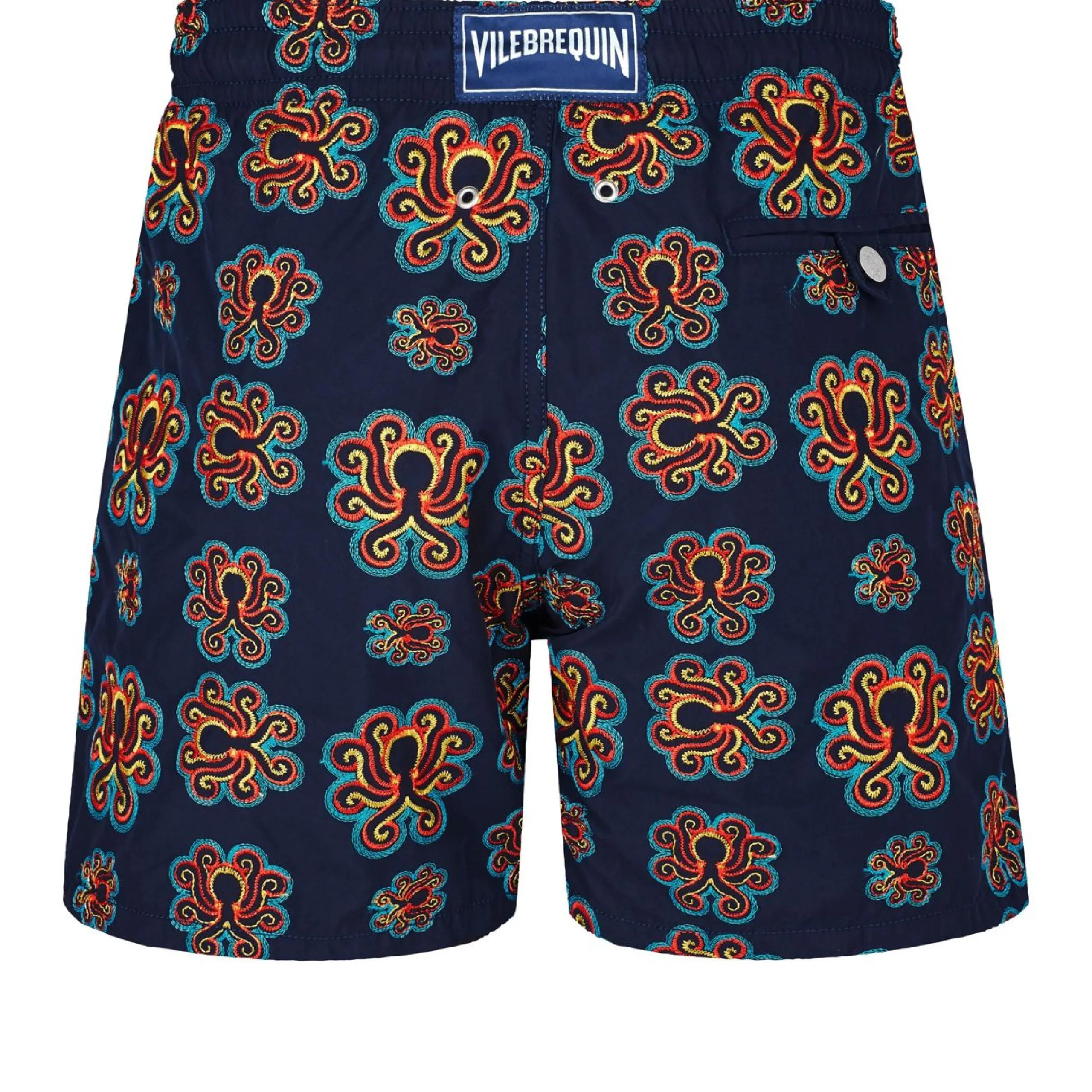 Homme Vilebrequin Le Brodé^Maillot De Bain Brodé Homme Poulpes Neon - Edition Limitee