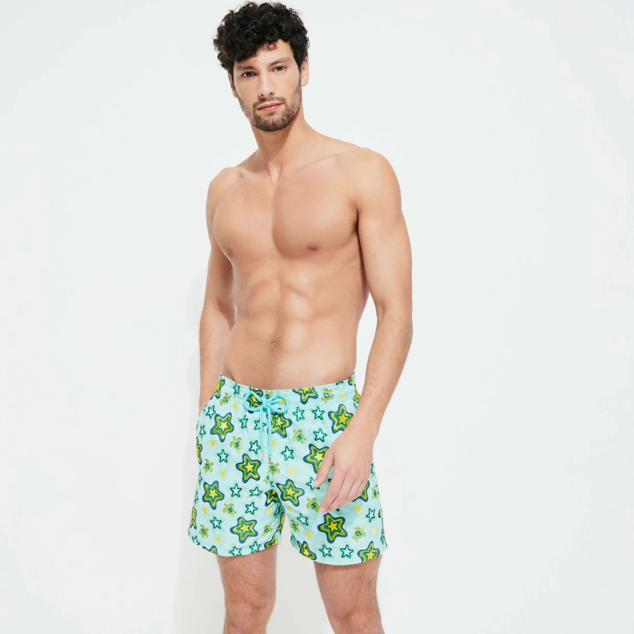 Homme Vilebrequin Le Brodé^Maillot De Bain Brodé Homme Stars Gift - Edition Limitee