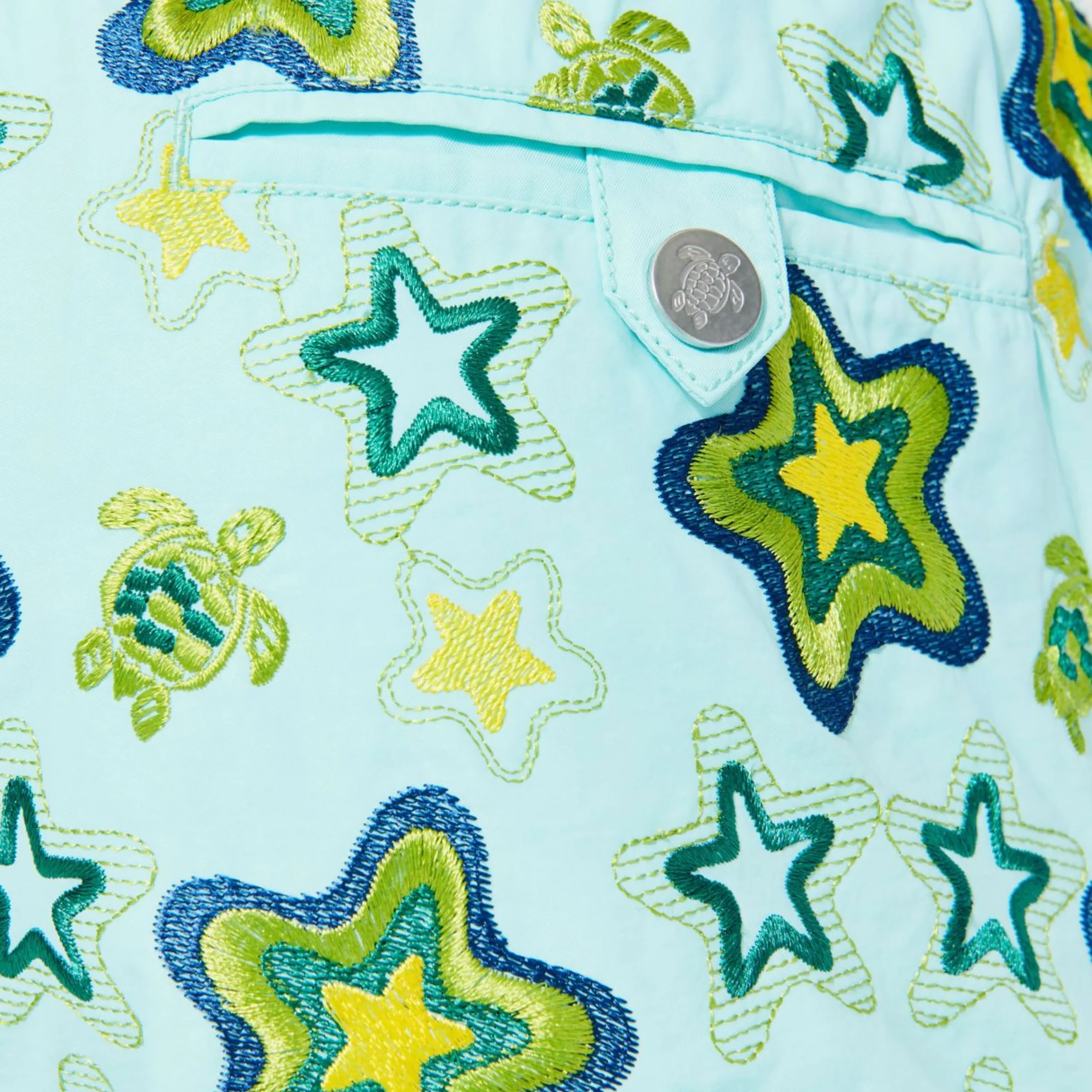 Homme Vilebrequin Le Brodé^Maillot De Bain Brodé Homme Stars Gift - Edition Limitee