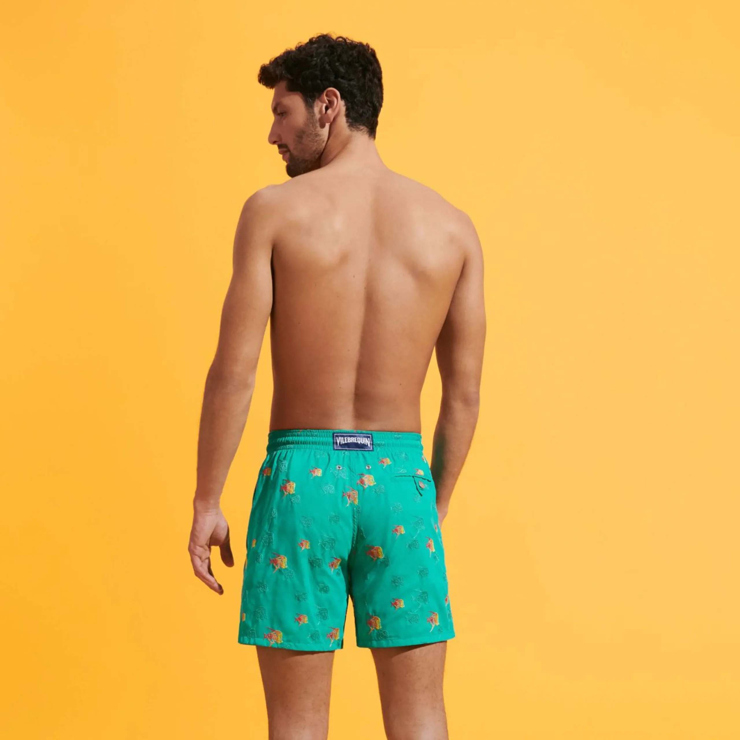 Homme Vilebrequin Le Brodé^Maillot De Bain Brodé Homme Piranhas - Edition Limitee