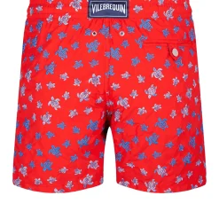 Homme Vilebrequin Le Brodé^Maillot De Bain Brodé Homme Micro Ronde Des Tortues - Edition Limitee