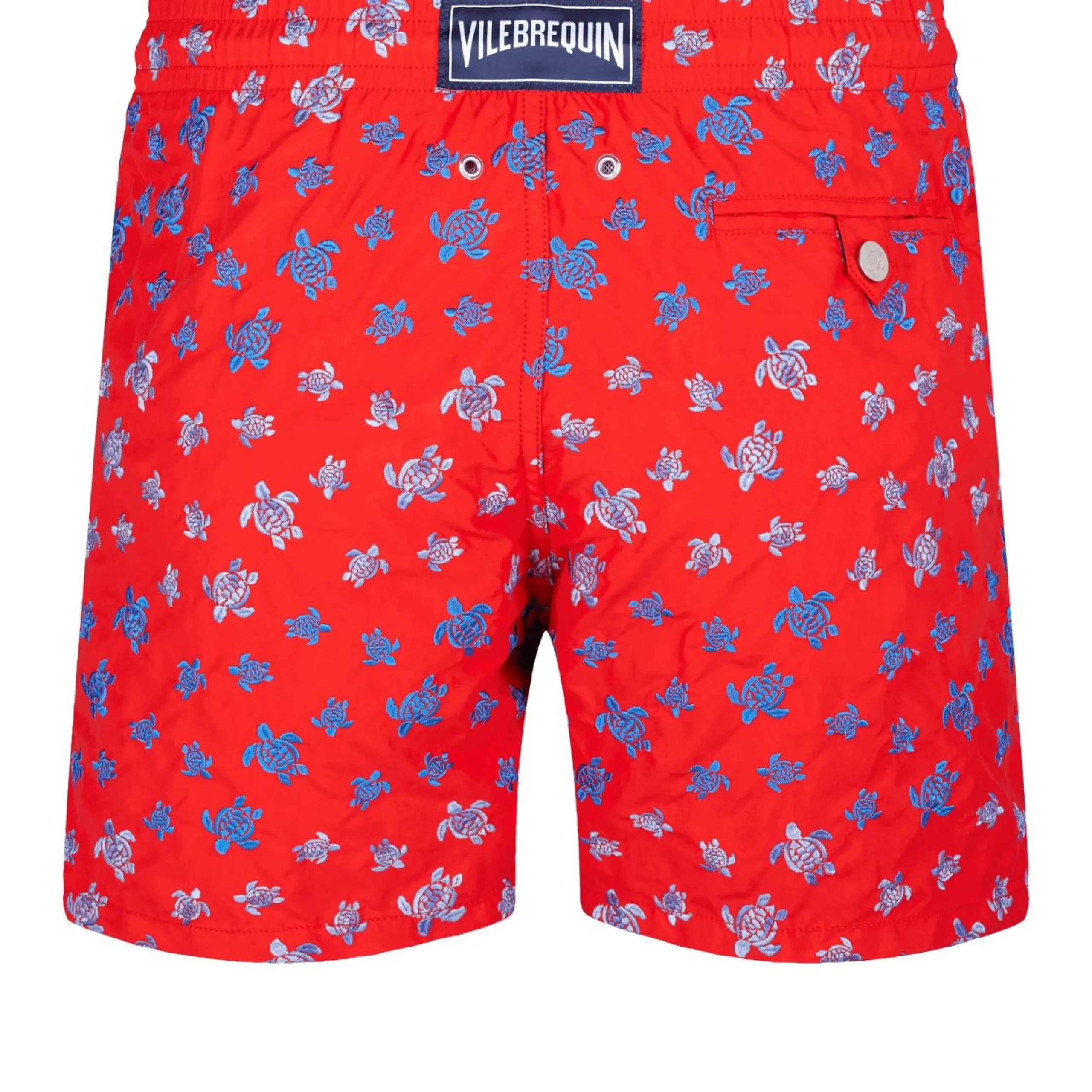 Homme Vilebrequin Le Brodé^Maillot De Bain Brodé Homme Micro Ronde Des Tortues - Edition Limitee