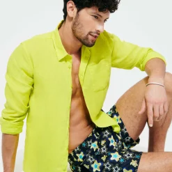Homme Vilebrequin Le Brodé^Maillot De Bain Brodé Homme Stars Gift - Edition Limitee