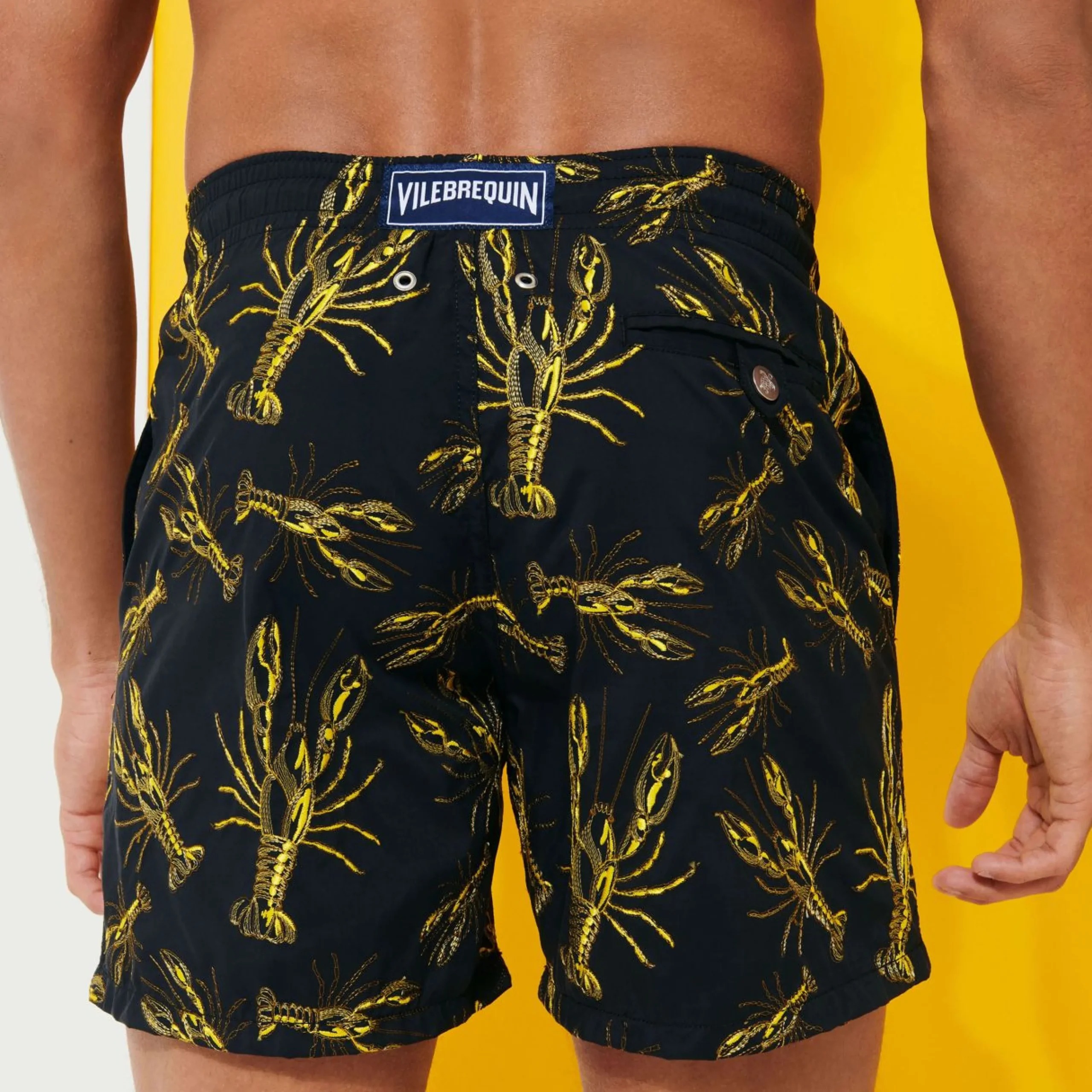 Homme Vilebrequin Le Brodé^Maillot De Bain Brodé Homme Lobsters - Edition Limitee