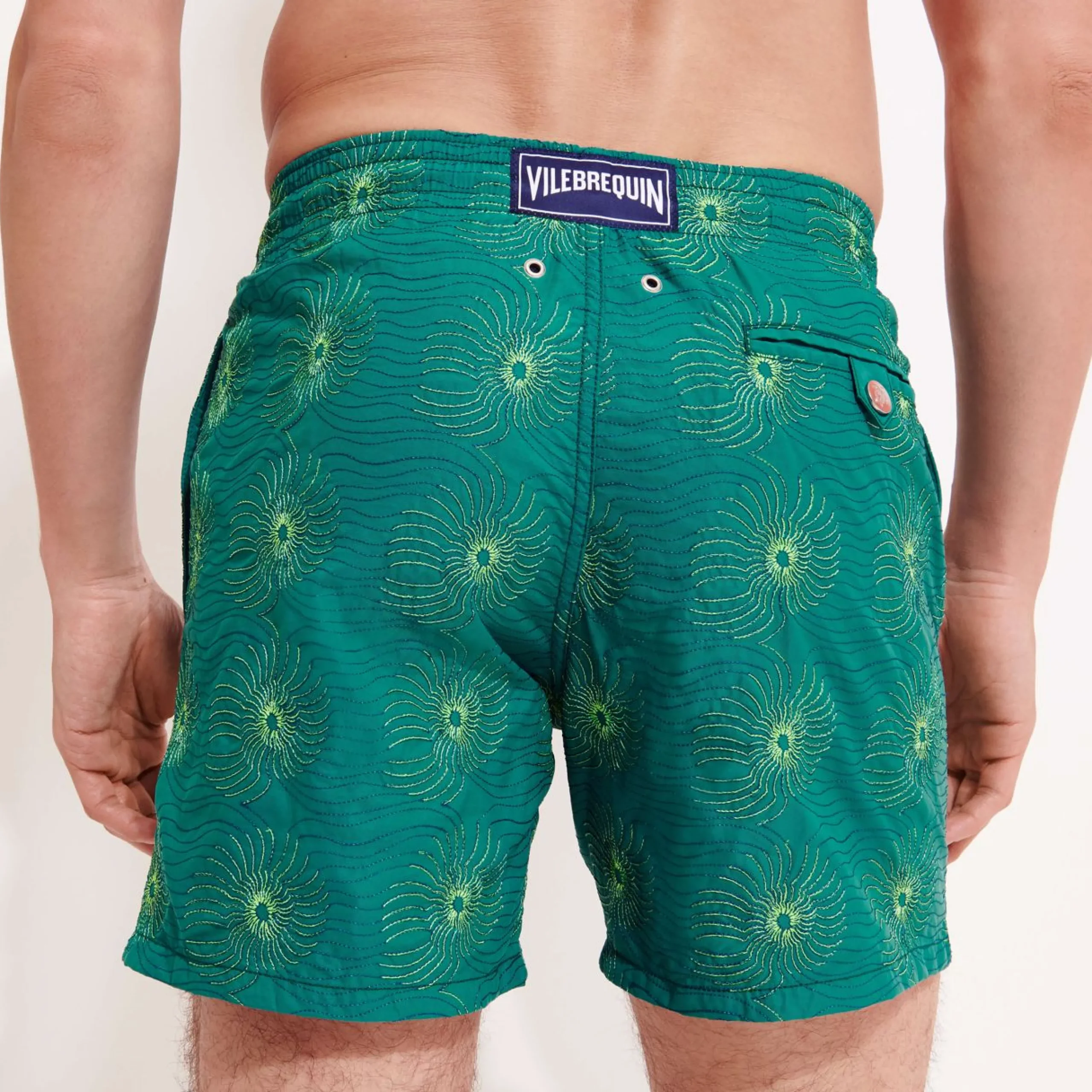 Homme Vilebrequin Le Brodé^Maillot De Bain Brodé Homme Hypno Shell - Edition Limitee