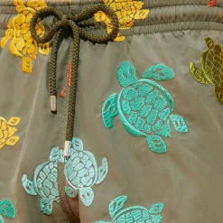 Homme Vilebrequin Le Brodé^Maillot De Bain Brodé Homme Ronde Tortues Multicolores - Edition Limitee