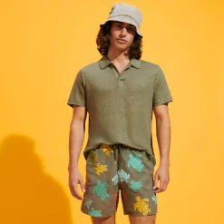Homme Vilebrequin Le Brodé^Maillot De Bain Brodé Homme Ronde Tortues Multicolores - Edition Limitee