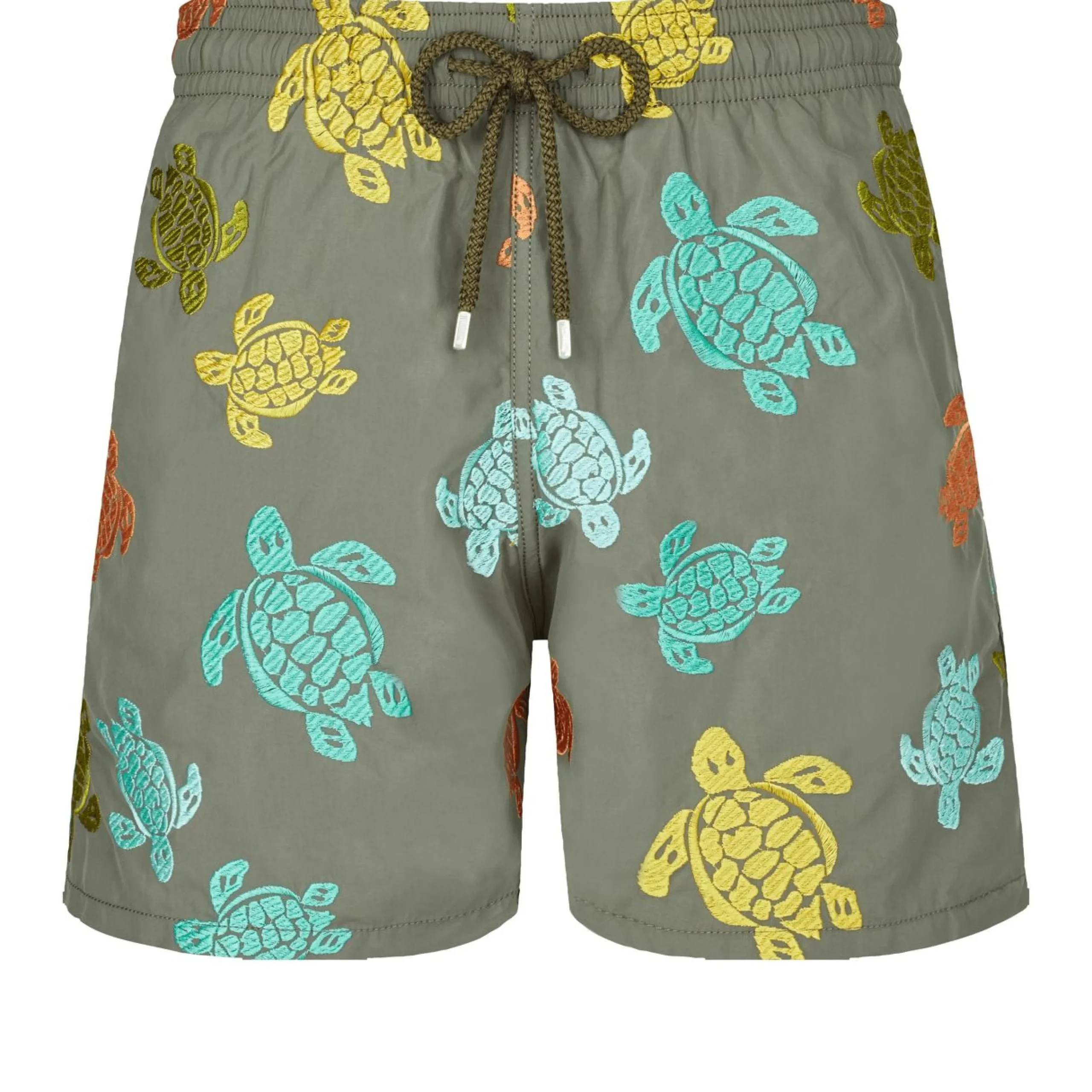 Homme Vilebrequin Le Brodé^Maillot De Bain Brodé Homme Ronde Tortues Multicolores - Edition Limitee