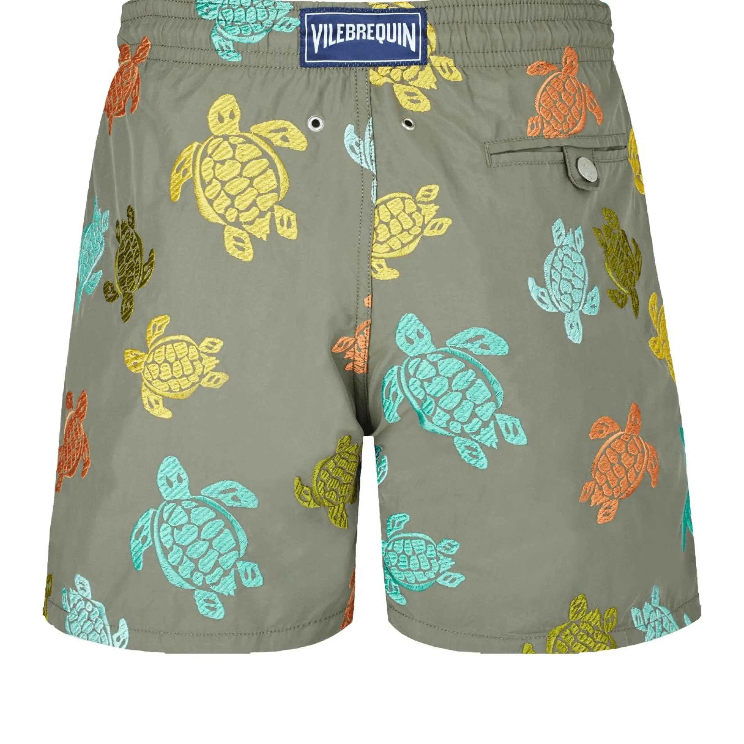 Homme Vilebrequin Le Brodé^Maillot De Bain Brodé Homme Ronde Tortues Multicolores - Edition Limitee
