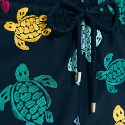 Homme Vilebrequin Le Brodé^Maillot De Bain Brodé Homme Ronde Tortues Multicolores - Edition Limitee