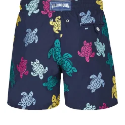 Homme Vilebrequin Le Brodé^Maillot De Bain Brodé Homme Ronde Tortues Multicolores - Edition Limitee