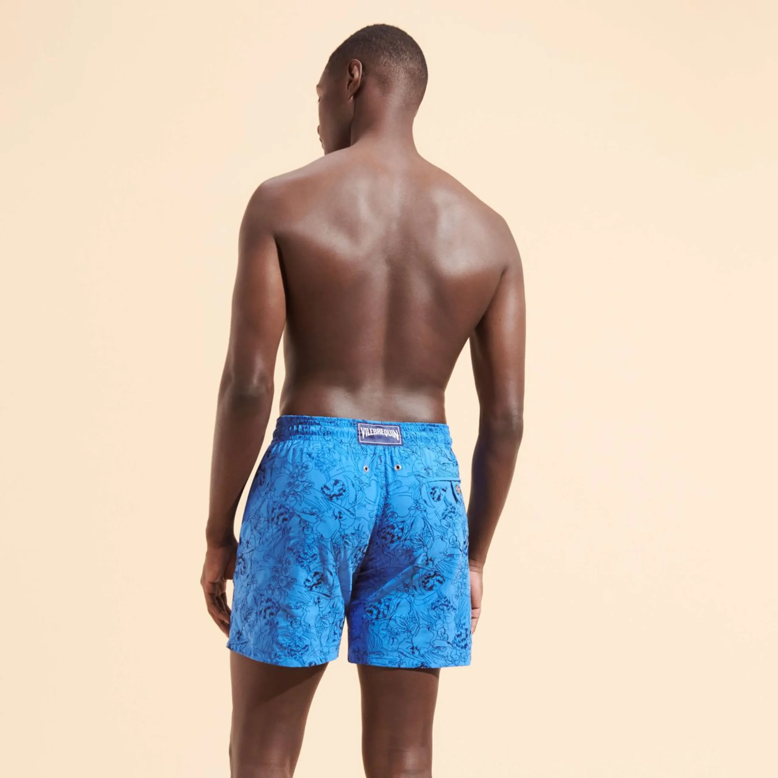 Homme Vilebrequin Le Brodé^Maillot De Bain Brodé Homme Marche Provencal - Edition Limitee
