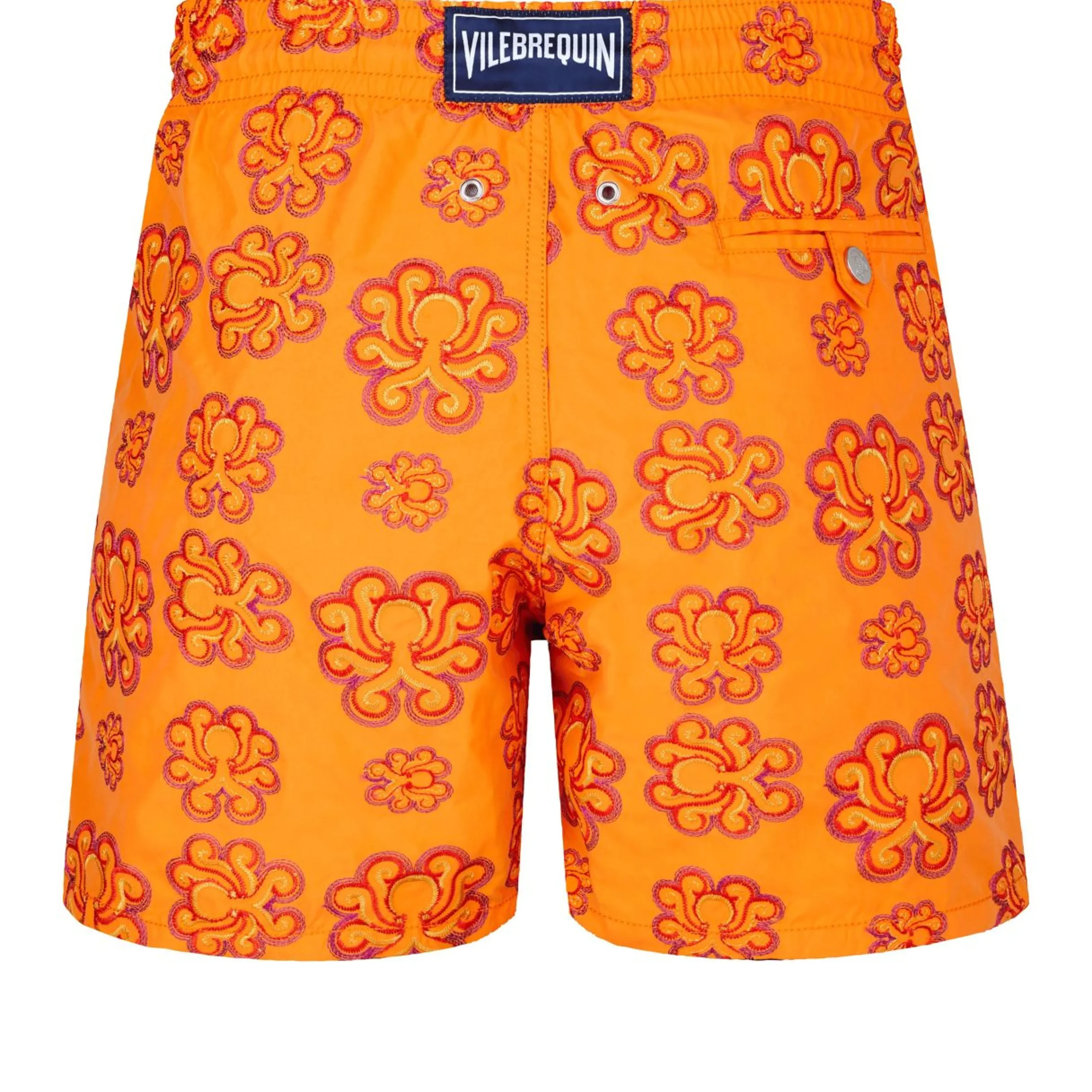 Homme Vilebrequin Le Père & Fils^Maillot De Bain Brodé Homme Poulpes Neon - Edition Limitee