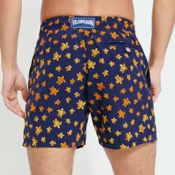 Homme Vilebrequin Le Brodé^Maillot De Bain Brodé Homme Micro Ronde Des Tortues - Edition Limitee