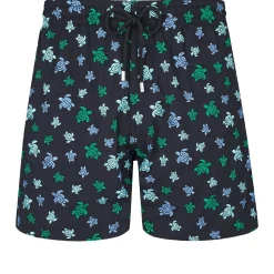 Homme Vilebrequin Le Brodé^Maillot De Bain Brodé Homme Micro Ronde Des Tortues Rainbow - Edition Limitee