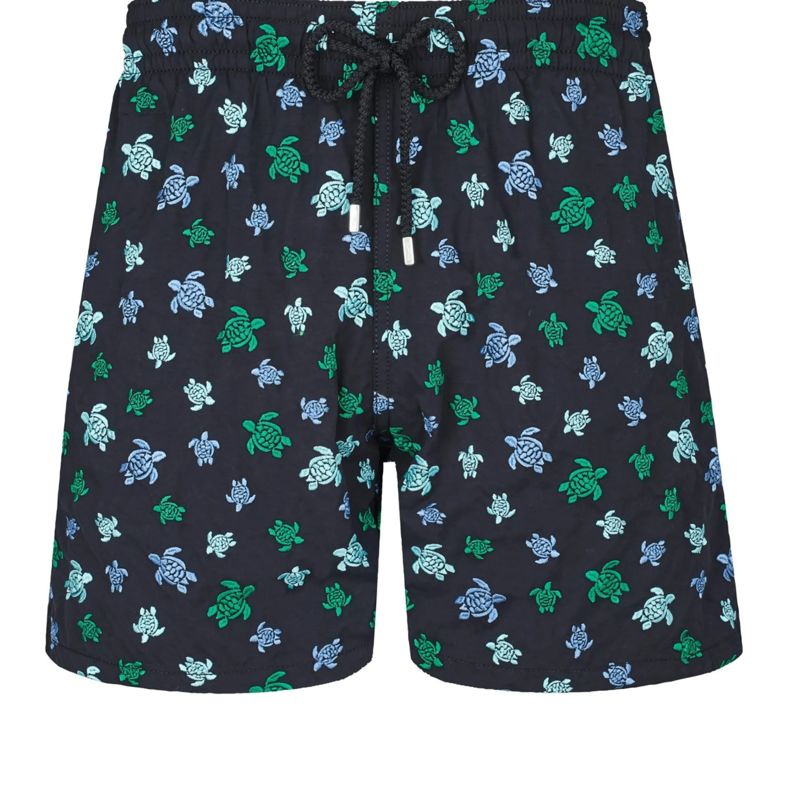 Homme Vilebrequin Le Brodé^Maillot De Bain Brodé Homme Micro Ronde Des Tortues Rainbow - Edition Limitee