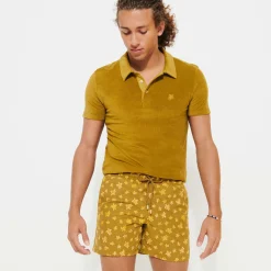 Homme Vilebrequin Le Brodé^Maillot De Bain Brodé Homme Micro Ronde Des Tortues - Edition Limitee