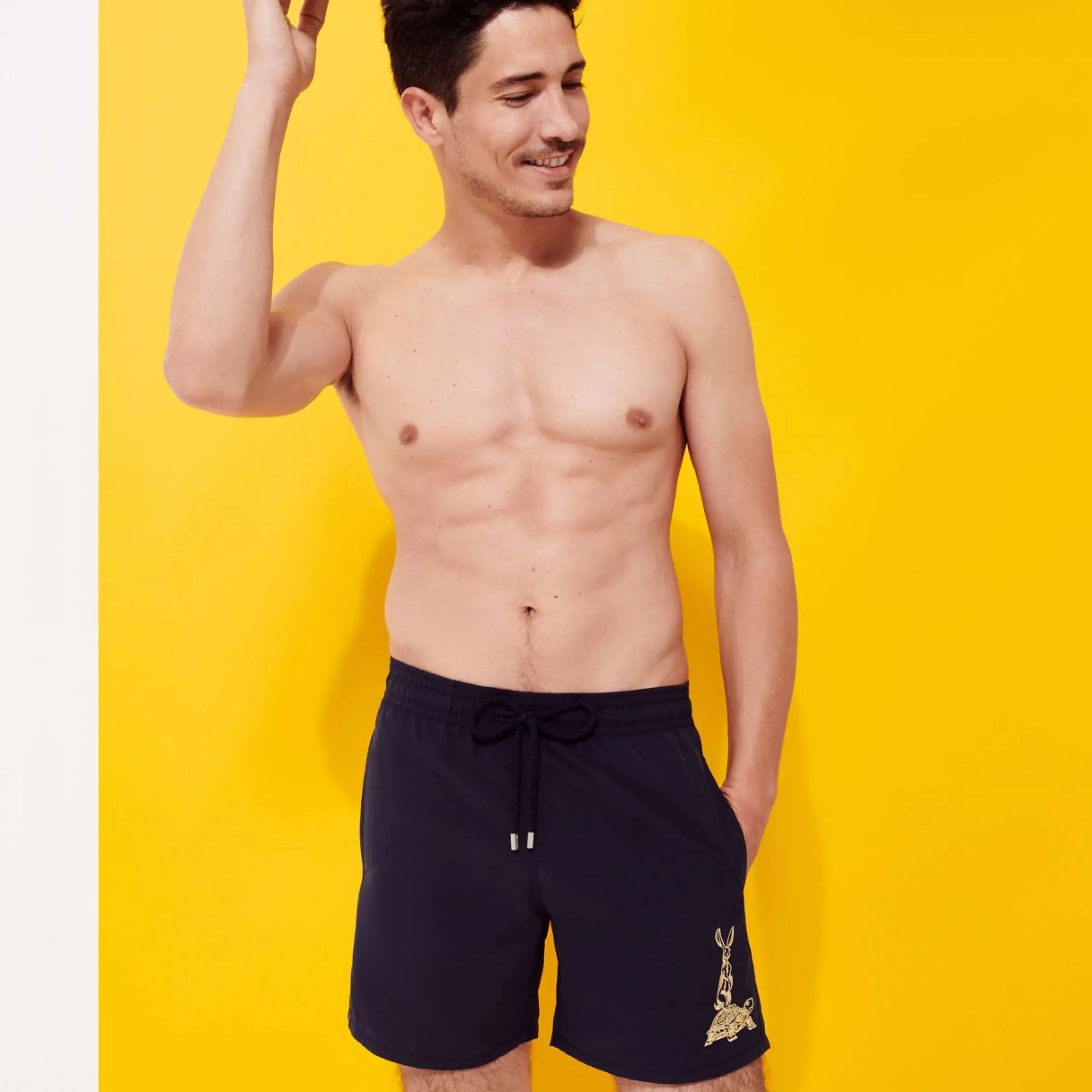 Homme Vilebrequin Le Brodé^Maillot De Bain Brodérie Placee Homme The Year Of The Rabbit