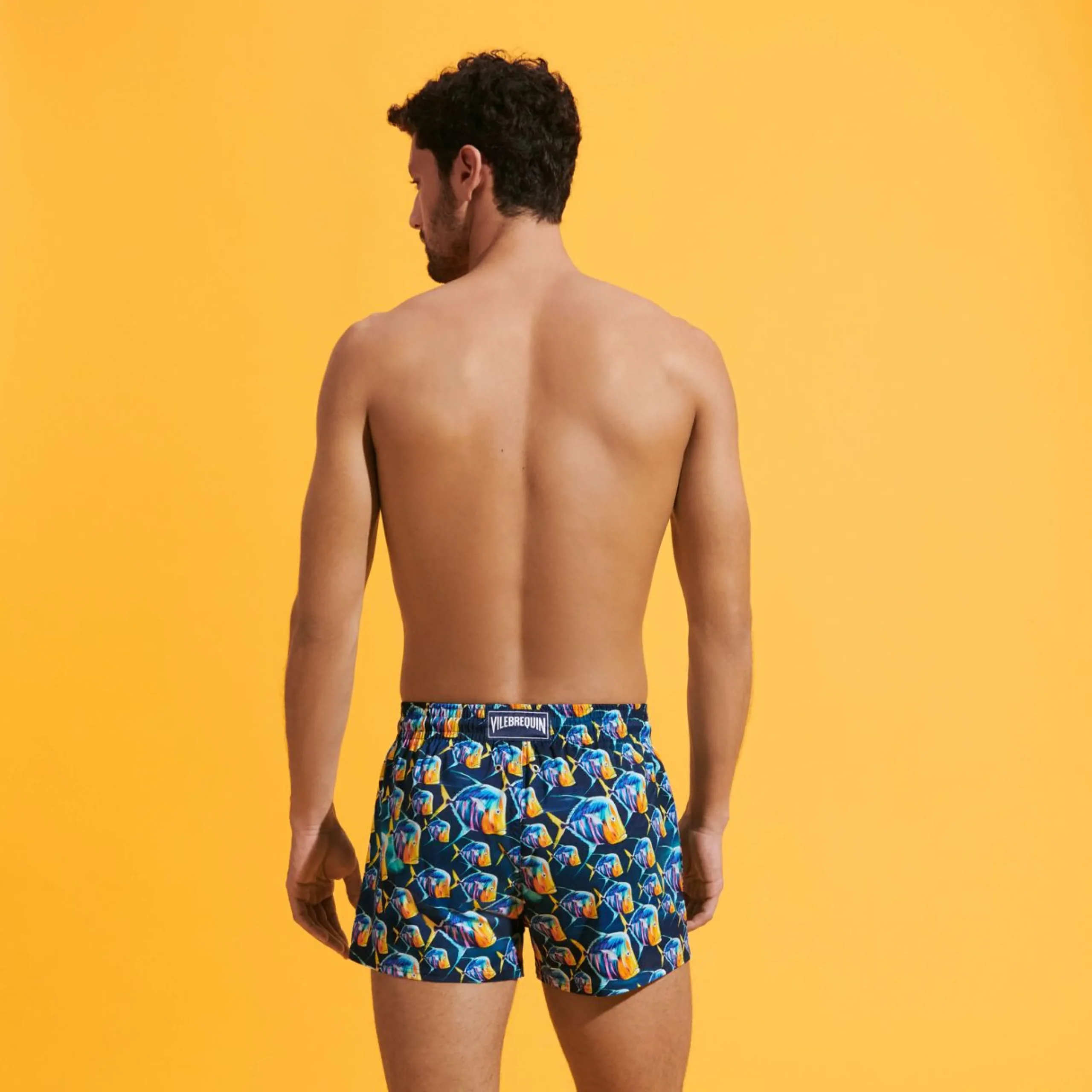 Homme Vilebrequin Le Court^Maillot De Bain Court Homme Piranhas