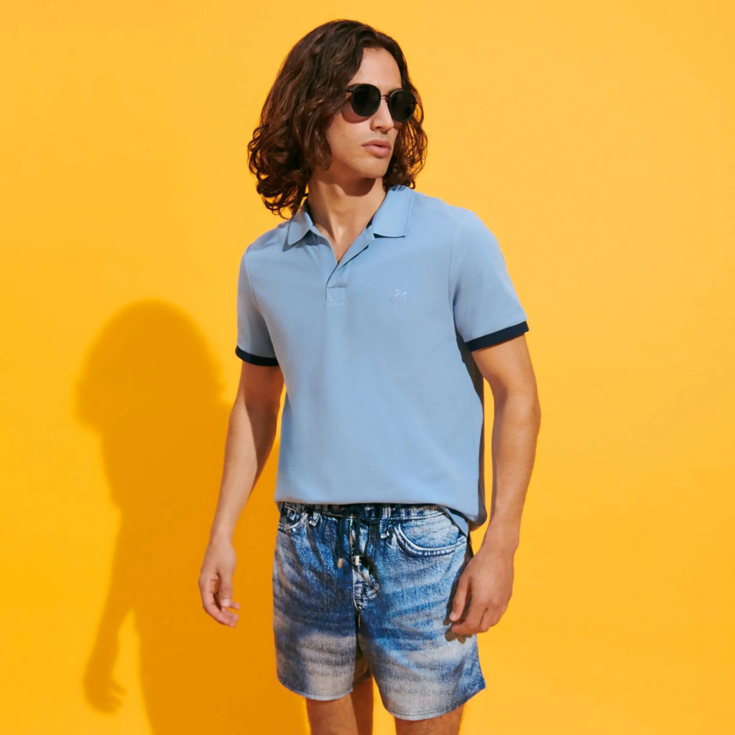Homme Vilebrequin Le Stretch^Maillot De Bain Court Homme Stretch Denim