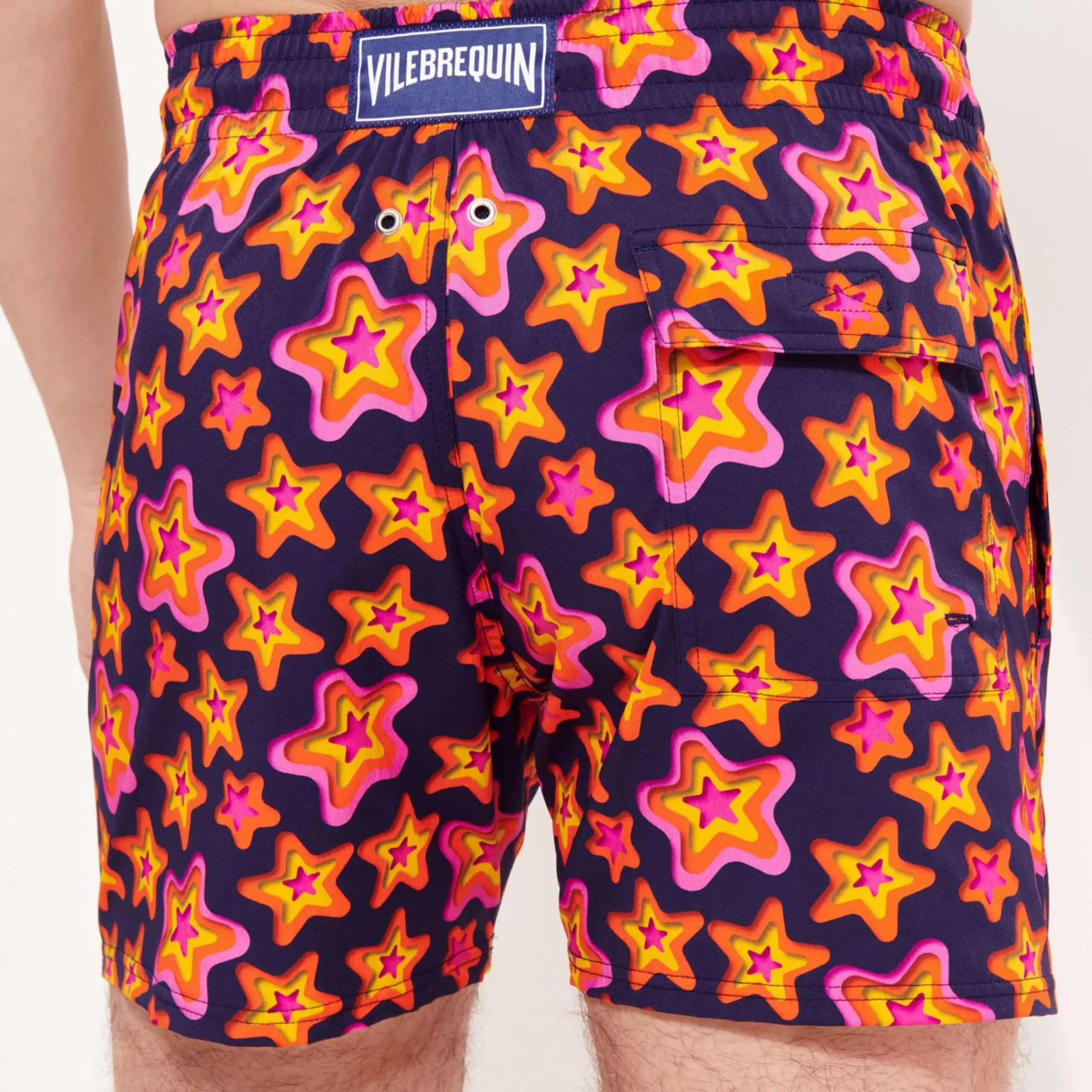 Homme Vilebrequin Le Stretch^Maillot De Bain Court Stretch Homme Stars Gift