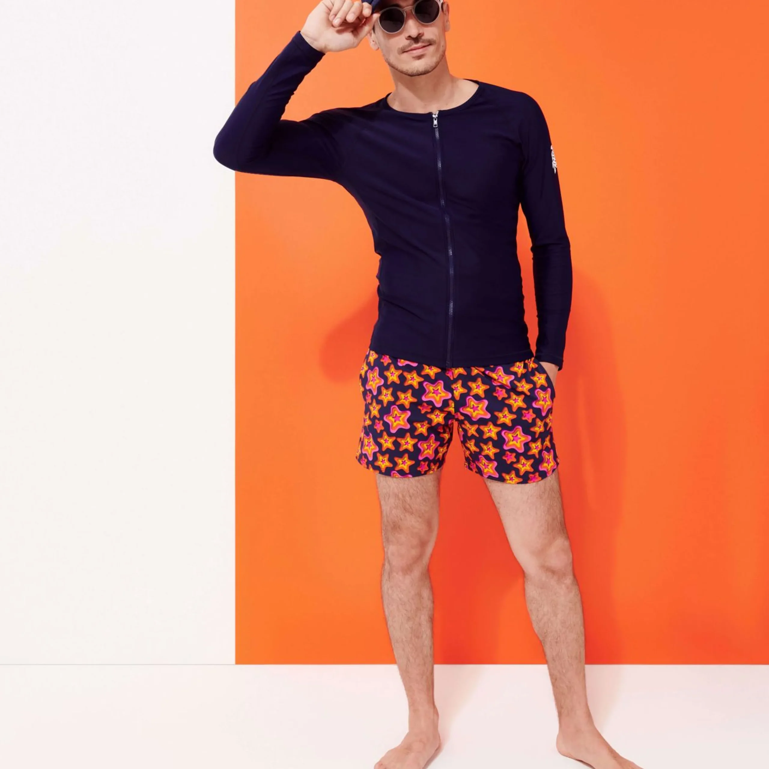 Homme Vilebrequin Le Stretch^Maillot De Bain Court Stretch Homme Stars Gift