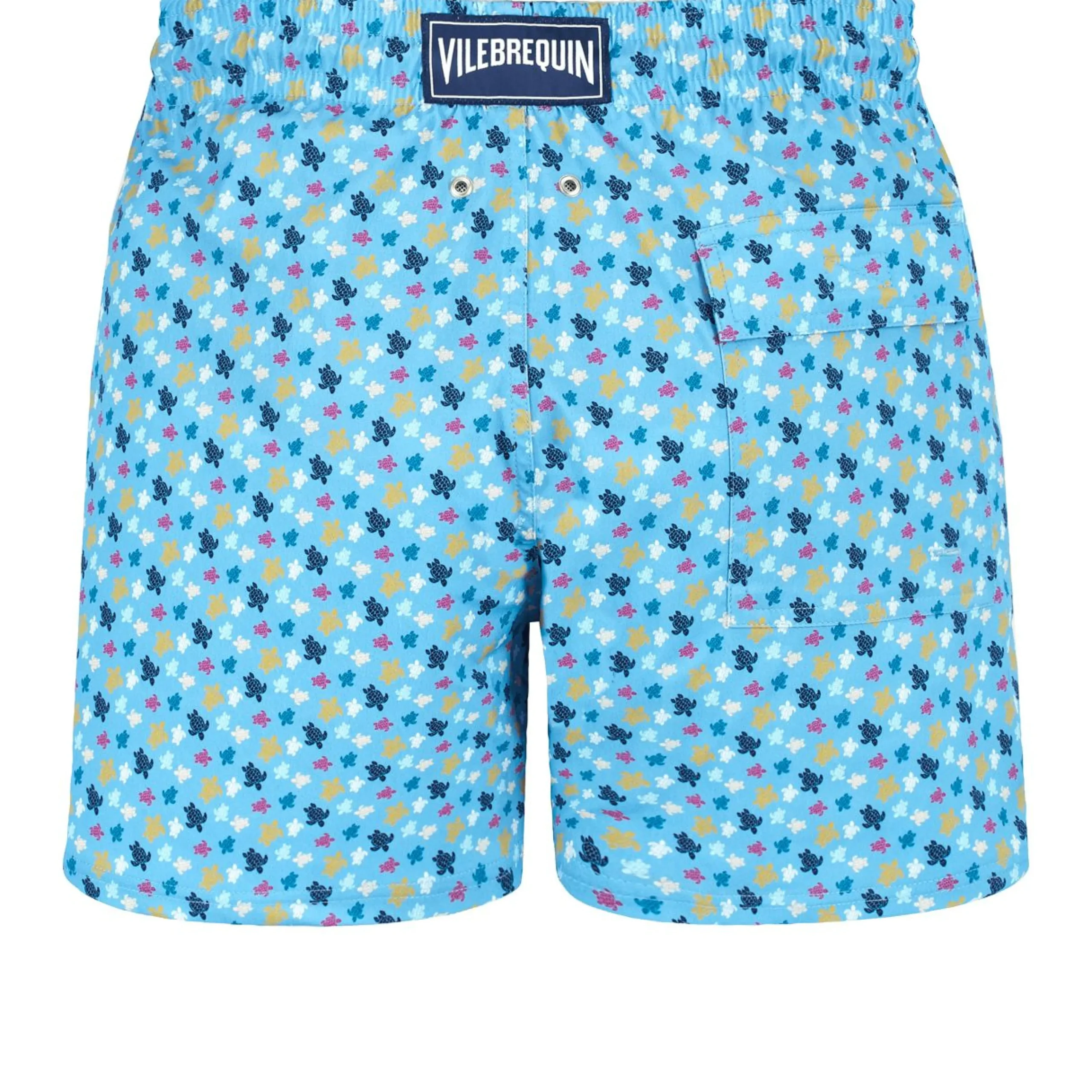 Homme Vilebrequin Le Stretch^Maillot De Bain Court Stretch Homme Micro Ronde Des Tortues Rainbow