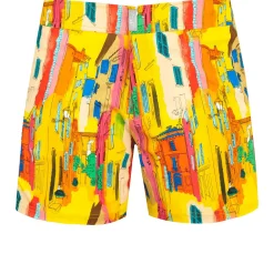 Homme Vilebrequin Le Père & Fils^Maillot De Bain Court Strech Ceinture Plate Homme Sunny Streets
