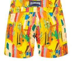 Homme Vilebrequin Le Père & Fils^Maillot De Bain Court Strech Ceinture Plate Homme Sunny Streets
