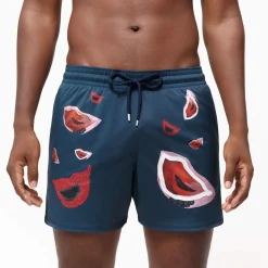 Homme Vilebrequin Le Stretch^Maillot De Bain Court Stretch Homme Passion - X Deux Femmes Noires