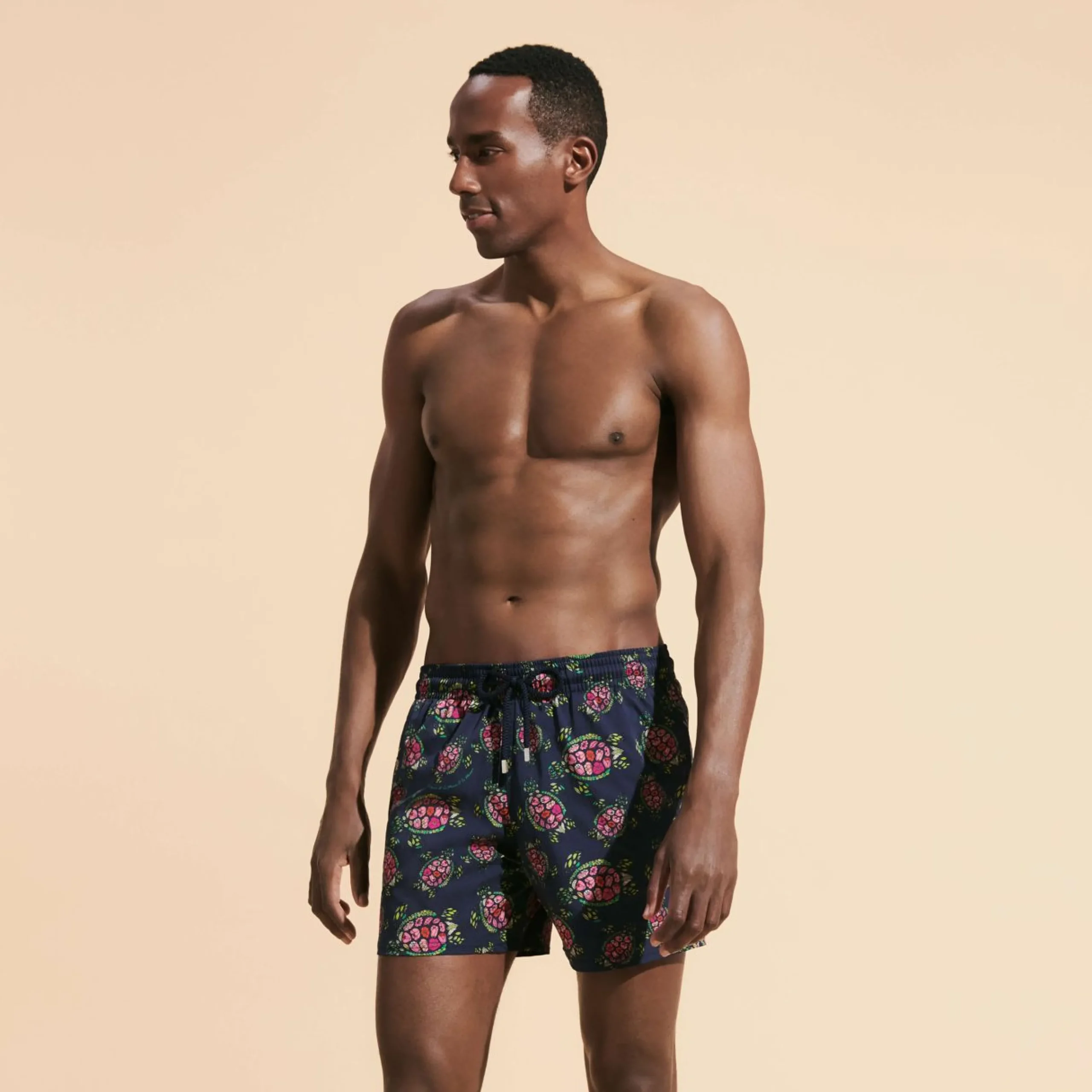 Homme Vilebrequin Le Stretch^Maillot De Bain Court Stretch Homme Provencal Turtles