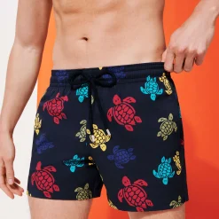 Homme Vilebrequin Le Stretch^Maillot De Bain Court Stretch Homme Ronde Des Tortues