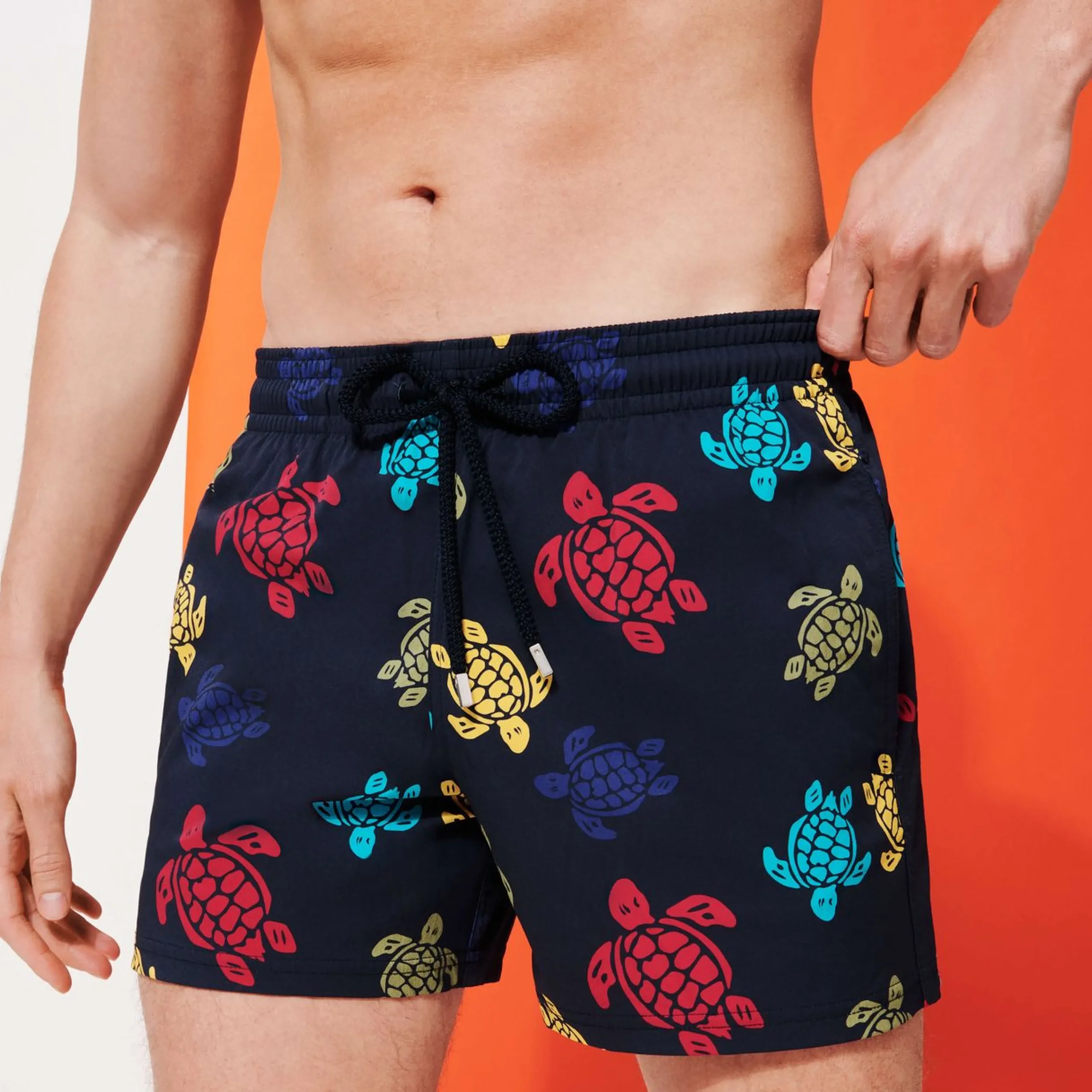 Homme Vilebrequin Le Stretch^Maillot De Bain Court Stretch Homme Ronde Des Tortues