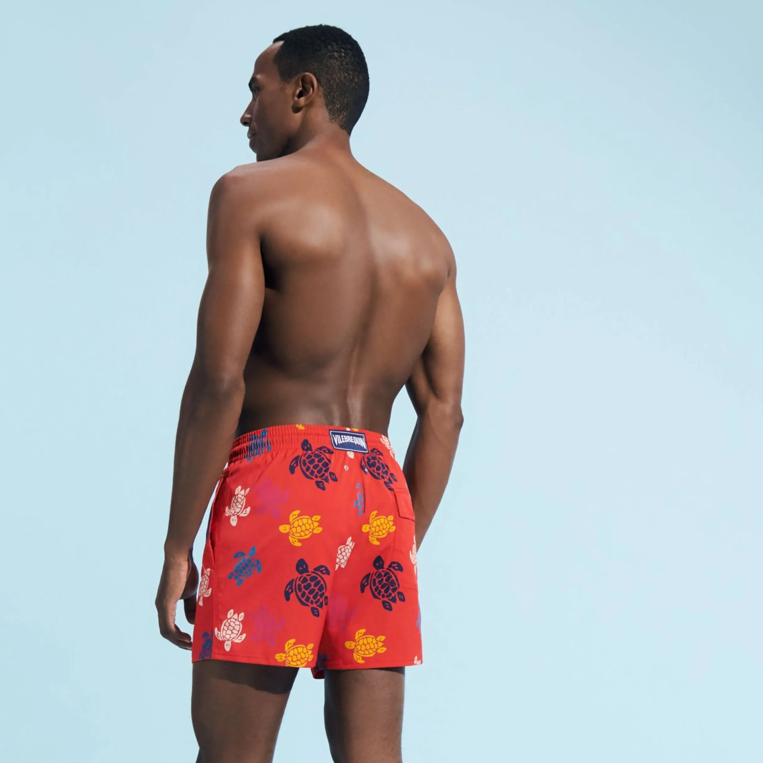 Homme Vilebrequin Le Stretch^Maillot De Bain Court Stretch Homme Ronde Tortues Multicolores