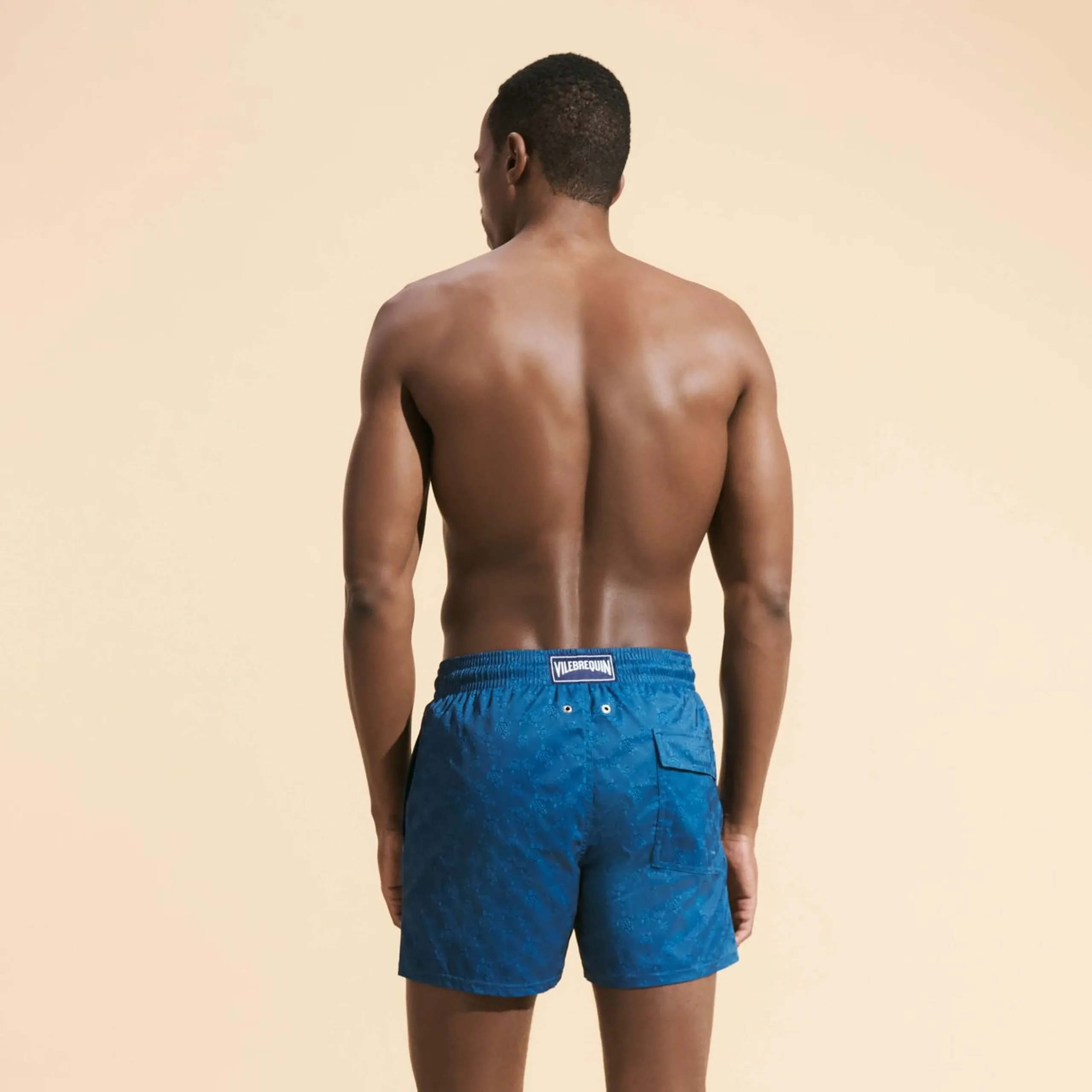 Homme Vilebrequin Le Stretch^Maillot De Bain Court Stretch Homme Jacquard Tortue