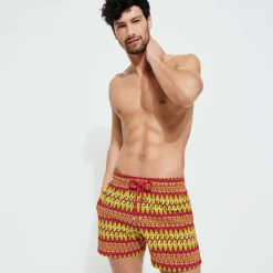 Homme Vilebrequin Le Stretch^Maillot De Bain Court Stretch Homme Fish On Line
