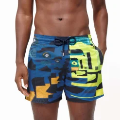 Homme Vilebrequin Le Stretch^Maillot De Bain Court Stretch Homme Eternite - X Deux Femmes Noires