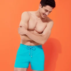Homme Vilebrequin Le Stretch^Maillot De Bain Court Stretch Homme Uni