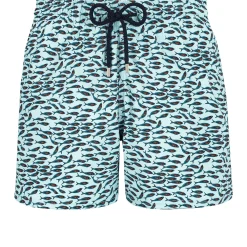 Homme Vilebrequin Le Père & Fils^Maillot De Bain Court Stretch Homme Gulf Stream